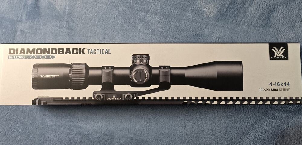 Vortex Diamondback Tactical DBK-10026 4-16x44 FFP EBR-2C MOA Scope NIB